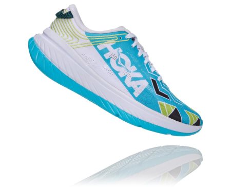 Hoka Ironman Kona Carbon X All Gender Moški Tekaški Čevlji Modra / Bela SI-456083A